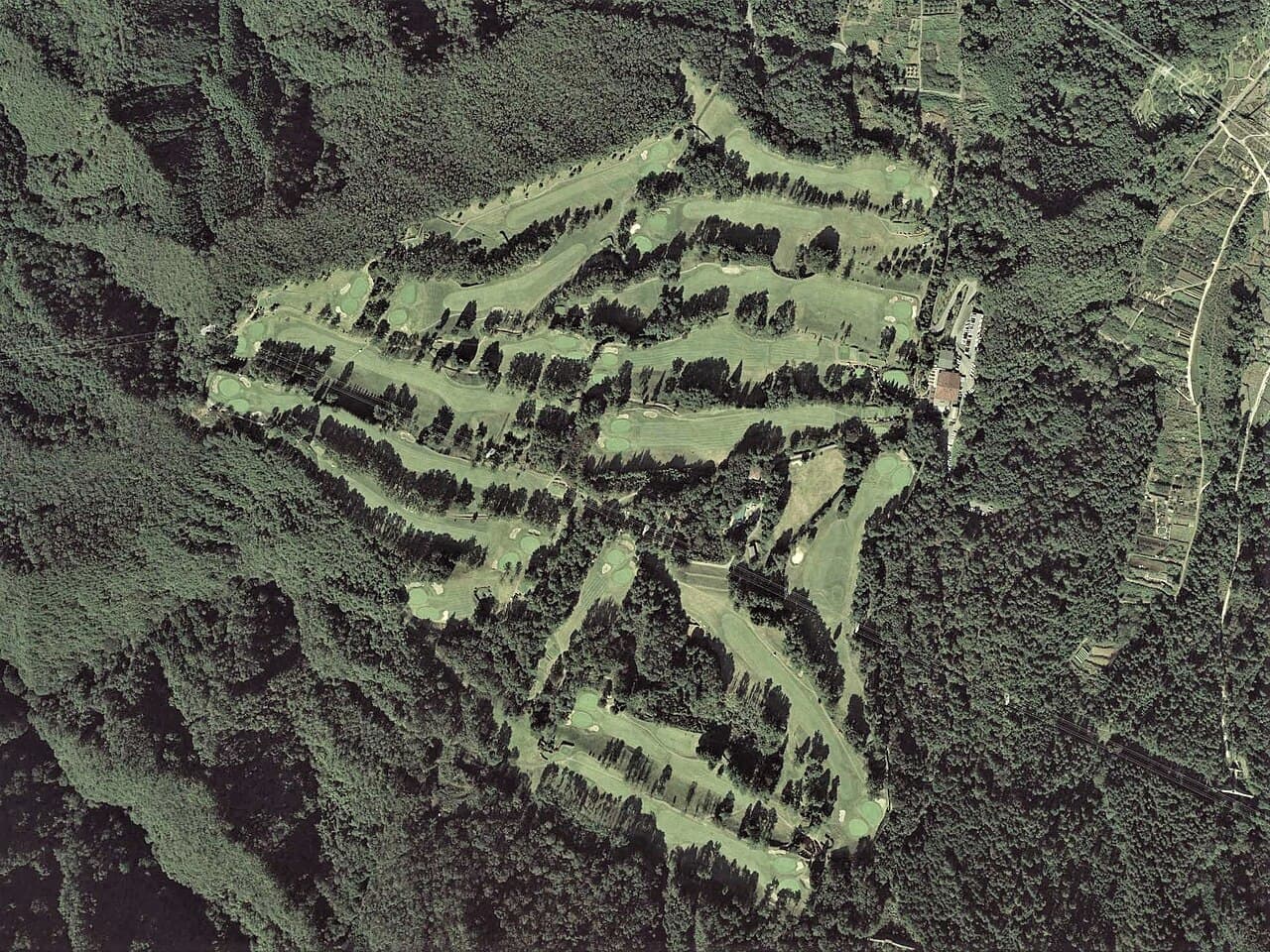 Kofu Kokusai Country Club golf course, Yamanashi, Japan
