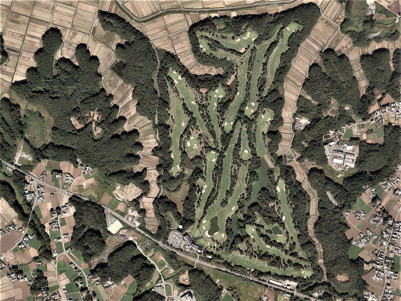 Katsuta Golf Club golf course, Ibaraki, Japan