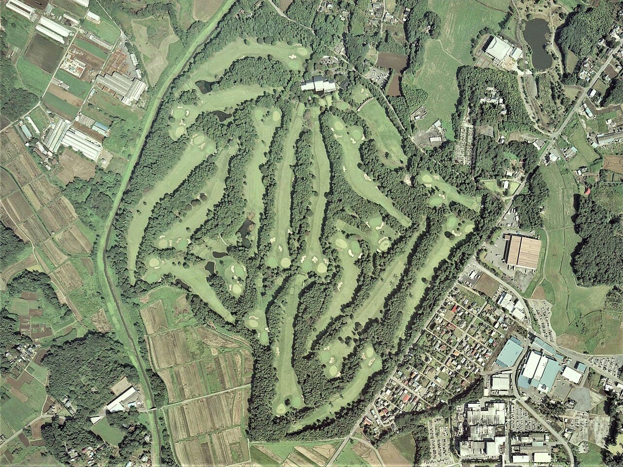 Mitsukaido Golf Club golf course, Ibaraki, Japan