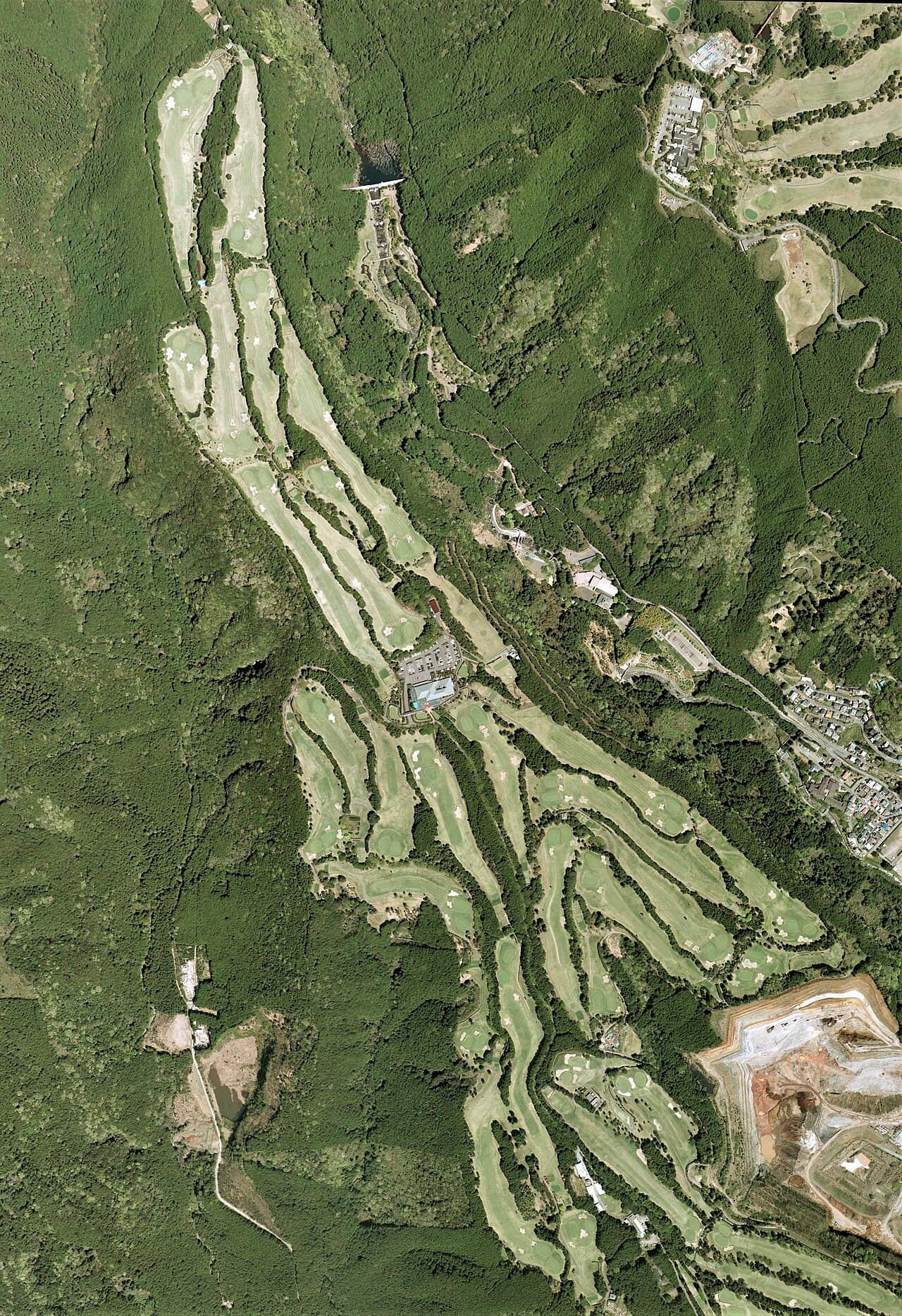 Numazu Kokusai Country Club golf course, Shizuoka, Japan