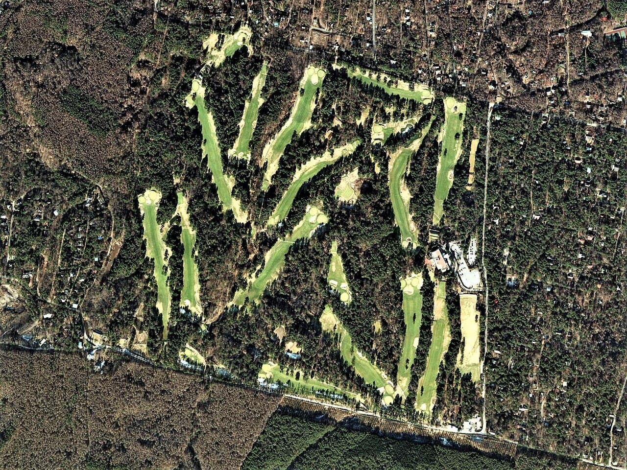 Fuji Lakeside Country Club golf course, Yamanashi, Japan