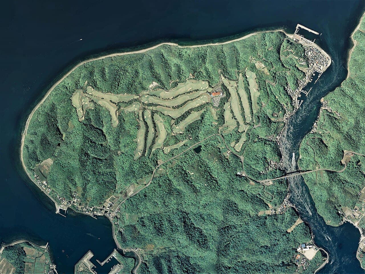 Naruto Country Club golf course, Tokushima, Japan