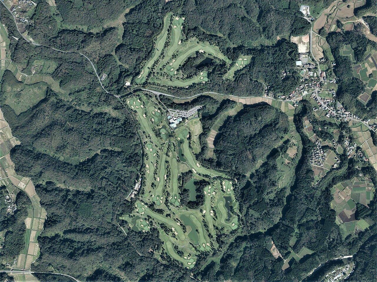Hamano Golf Club golf course, Chiba, Japan