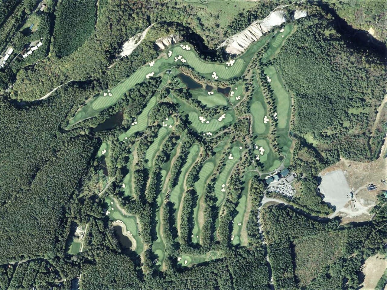 Bonari Kogen Golf Club golf course, Fukushima, Japan