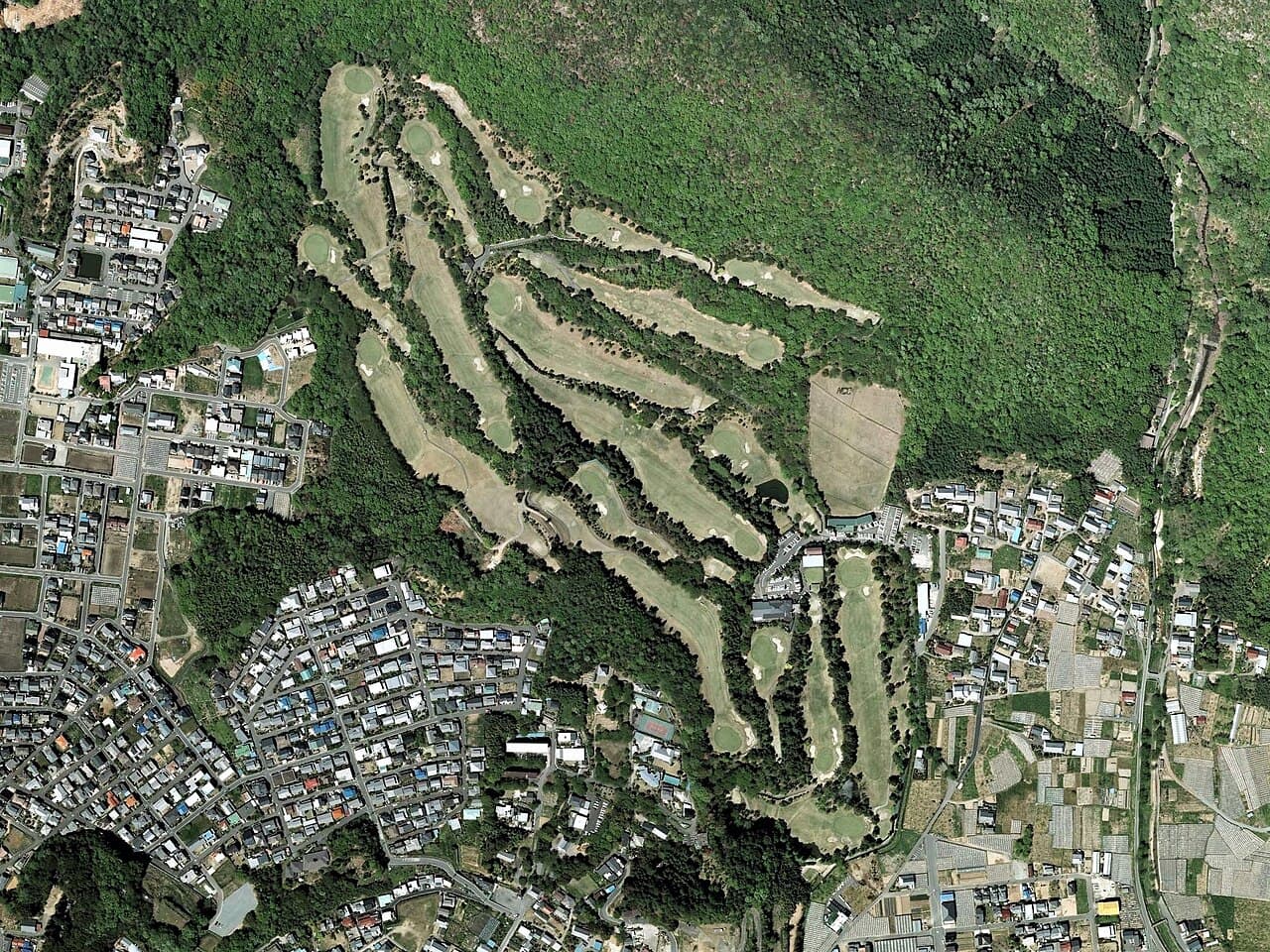 Nagaragawa Country Club golf course, Gifu, Japan